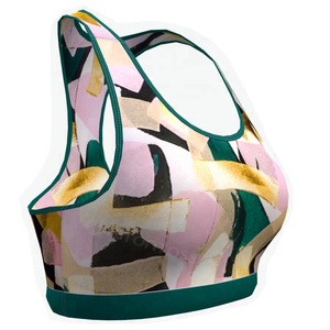 เสื้อชั้นในกีฬาสำหรับผู้หญิงไซส์ใหญ่ น้ำหนักเบา ซัพพอร์ตสูง ไร้ตะเข็บ ยกกระชับ ระบายอากาศ แห้งเร็ว ยืดได้สี่ทิศทาง ด้านหน้า - Product Image 2