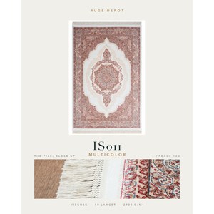 พรมวิสโคสขายส่ง IPEKSI 100 IS011 หลายสี ผลิตด้วยเครื่องจักร พรมตุรกีสำหรับห้องนั่งเล่น โครงการโรงแรม - Product Image 2