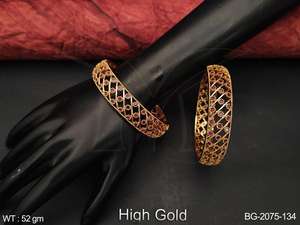 Conjunto de pulseras de estilo antiguo, joyería antigua de diseño de esmalte de oro alto - Product Image 2