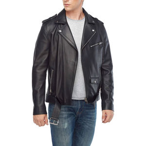 High Quality Fashion Men <b>Leather</b> Jacket Wholesale <b>Leather</b> Jackets for Men - Product Image 6