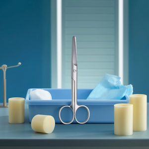 Ciseaux chirurgicaux en acier médical pour la coupe des tissus mous, design droit, certifiés CE ISO13485 par SurgiRight Instrument - Product Image 6