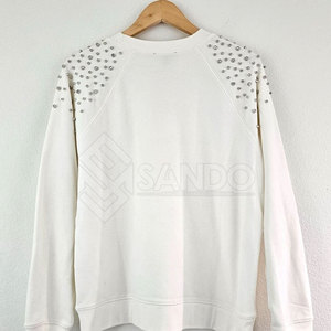 เสื้อสเวตเชิ้ตประดับพลอยเทียมสำหรับผู้หญิงเสื้อสเวตเชิ้ตแฟชั่นและระบายอากาศได้ดี - Product Image 4