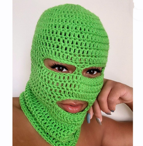 Masques de ski 100% acryliques 3 trous en tricot pour hommes, cagoules complètes personnalisées, à vendre en basse quantité minimale de commande, livraison DDP - Product Image 5