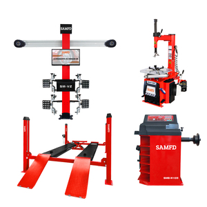 เครื่องตั้งศูนย์ล้อ 3 มิติ คุณภาพสูง พร้อมลิฟท์ 4 เสา เครื่องถอดยาง และเครื่องถ่วงล้อ ชุดเต็ม - Product Image 1