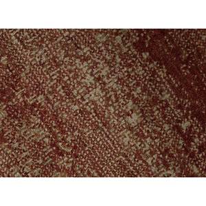 Kavi's Afterglow Collection AKWS-3002 Hand Knotted Wool & <b>Silk</b> Rug in <b>Red</b> & Orange Abstract Pattern for Home Use - Product Image 3