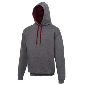 Sweat à capuche unisexe personnalisable en molleton French Terry doublé, coupe ample, hiver, uni, thermique, style universitaire - Product Image 5