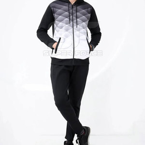 Chándal para hombre, tejido transpirable de secado rápido, ideal para correr y hacer ejercicio, conjunto cómodo de chándal para hombre - Product Image 3