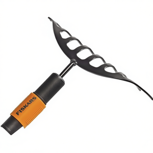 For FISKARS QuikFit Rose Rake 240 mm Working Width with 10 Tines <b>Garden</b> Hand <b>Tool</b> - Product Image 3