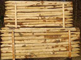 Piquets en bois de haute qualité à prix d'usine avec une extrémité pointue – Meilleure vente de piquets de jardin en bois à prix abordable pour l'aménagement paysager - Product Image 5