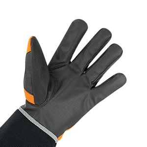 Logo personnalisé Gants de travail mécaniques Gants de sécurité antichocs Impact sur la main Cuir synthétique Respirant Polyester Coton Couleur - Product Image 5