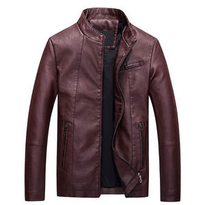 Best <b>Vintage</b> Winter Design Biker Leather Jacket with Pockets Bomber Leather Jacket Customized Logo Print Leather <b>Coat</b> Mens - Product Image 2