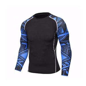 Combinaison de surf à compression ajustée pour homme, protection UV, manches longues, spandex/polyester, qualité supérieure - Product Image 5