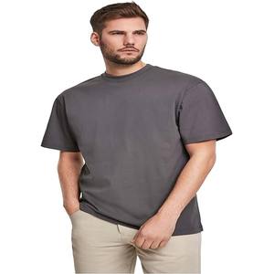 240gsm Heavyweight Oversized Plain T-Shirt Hombres Summer Gym Camiseta de manga corta 100% Algodón Camiseta en blanco - Product Image 6