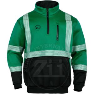 Veste de sécurité réfléchissante anti-rides à capuche Vêtements de travail industriels haute visibilité fabriqués à partir de matériau Zunezi doux - Product Image 1