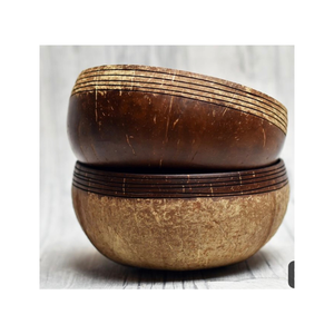 Entrega rápida Tazón de cáscara de coco Logotipo personalizado Artesanía Natural Hogar Cocina Desechable para regalos de negocios Hecho vietnamita - Product Image 4