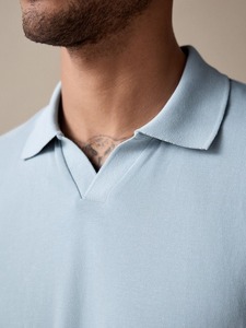 2025 été doux tissu hommes respirant décontracté manches courtes polos vêtements de Fitness en gros hommes Polo chemise - Product Image 4