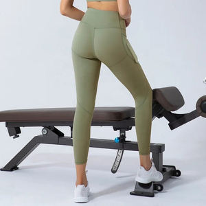 Running Workout Gym Fitness High Waist Trainer Yoga Pants Butt Lifting Sport <b>Seamless</b> <b>Legging</b> - Product Image 6