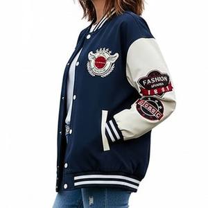 Chaqueta Universitaria de Béisbol de Alta Calidad 2026, Fabricante de Ropa Urbana Personalizada, Chaquetas Universitarias de Lana Chenilla con Parche Bordado con Letras - Product Image 3