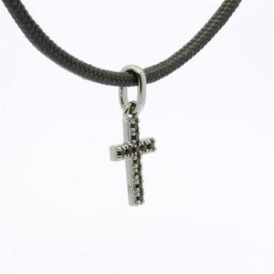 OEM High Quality Sterling <b>Silver</b> 925 Classic <b>Cross</b> <b>Pendant</b> Zircon Black Rhodium Plating 4 Layers Plated European Standard Safety - Product Image 4