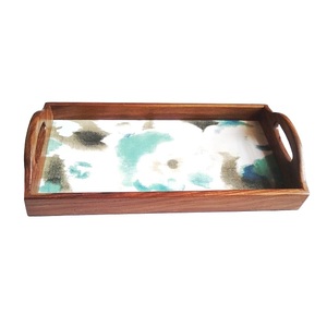 Bandeja de servidor de comida de desayuno usada para catering de cocina para forma personalizada decorativa única decoración de mesa de cena bandeja de servicio - Product Image 3