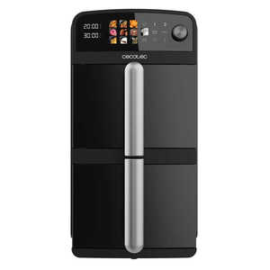 Cecotec Cecofry DuoLevel 10000 Freidora Eléctrica Sin Aceite de 10L y 2400W con Apagado Automático, Negra, de Plástico, Forma Cuadrada - Product Image 1