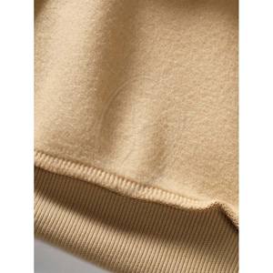 <b>Men's</b> Letter Graphic Crewneck Sweatshirt Oversized <b>Thermal</b> <b>Long</b> <b>Sleeve</b> Drop Shoulder <b>Thermal</b> Pullover <b>Tops</b> - Product Image 6