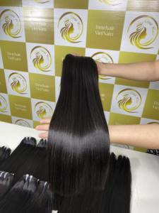 ผมต่อจากเวียดนามดิบแบบ100% ผม100% มนุษย์ผมยาวทุกสไตล์ตรงมีให้เลือกทุกสี - Product Image 1