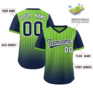 Maillot de baseball et de softball personnalisé uniforme imprimé respirant en maille solide fabriqué à 100% de polyester matériau de sublimation pour vêtements de sport - Product Image 1