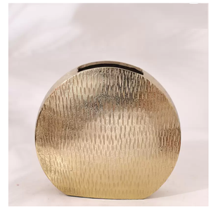 อุปกรณ์ตกแต่งบ้านแจกันดอกไม้สีทองจัดปาร์ตี้และจัดงานแต่งงานกระถางดอกไม้สไตล์โมเดิร์น - Product Image 4