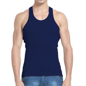 เสื้อกล้ามสำหรับเล่นโยคะและวิ่งผ้าคอตตอน100% สำหรับผู้ชายเสื้อกล้ามสำหรับเล่นกีฬากลางแจ้งมาตรฐานนานาชาติ - Product Image 1