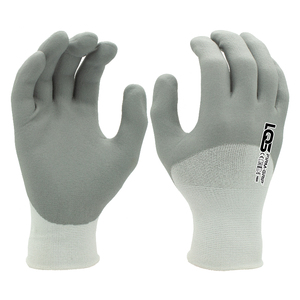 Logo personalizzato comodi guanti da lavoro di sicurezza rivestiti in schiuma di Nitrile 3/4 in Nylon Spandex 15 Gauge per <span class=keywords><strong>lavori</strong></span> raffinati - Product Image 1