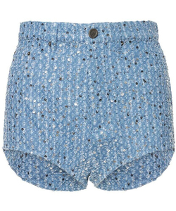 ชุดสองชิ้นสำหรับแจ็คเก็ตยีนส์แขนยาวกางเกงขาสั้นขนาดเล็กสำหรับกางเกงยีนส์สีพื้นและเป็นมิตรต่อสิ่งแวดล้อม - Product Image 4