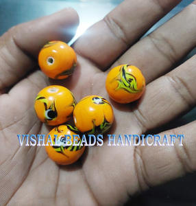 <b>Beads</b> Factory Wholesale Glass Colorful With Birds Print Spacer <b>Bead</b> for Jewelry Beaded <b>Bracelet</b> Waist Necklace Charm Making - Product Image 3