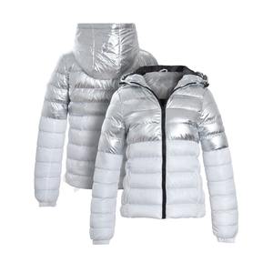 Venta al por mayor personalizada de nylon burbuja chaqueta acolchada de invierno de los hombres Puffer chaquetas con brillante extraíble capucha tela de lona - Product Image 2