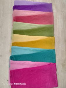 Para tonificar Georgette 44 Panna hacer sari y vestido largo - Product Image 2