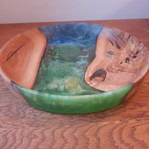 Customized Multiple Sizes <b>Bowl</b> Salad Soup <b>Dough</b> <b>Bowl</b>,100% Log Acacia Resin Wooden <b>Bowl</b> Serving <b>Bowl</b> for Vegetables Fruits Salad - Product Image 4