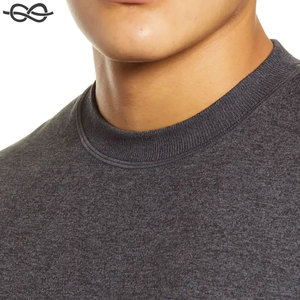 Sweat-shirt à col rond surdimensionné en tissu doux vierge de conception OEM pour femmes hommes pull de golf personnalisable sweat-shirt à manches longues - Product Image 4