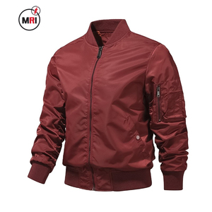 Embroidery Logo Men's Windbreaker Outerwear Bomber <b>Jackets</b> Plus Size 100% Polyester <b>Waterproof</b> Bomber <b>Jackets</b> for Men Customized - Product Image 1