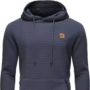 Sudadera con Capucha para Hombre, Personalizada con Logotipo, Forrada, de Invierno, Manga Larga, Tejido Jersey, Teñido, Secado Rápido, 100% Poliéster, Color Sólido, Venta al Por Mayor - Product Image 1
