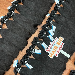 Extensiones de cabello humano vietnamita de trama sin procesar al por mayor, mechones de pelo liso natural - Product Image 2
