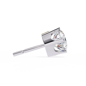 Haute qualité D couleur laboratoire cultivé boucles d'oreilles en diamant Rose/jaune/or blanc certifié IGI personnalisé en gros bijoux diamant - Product Image 6