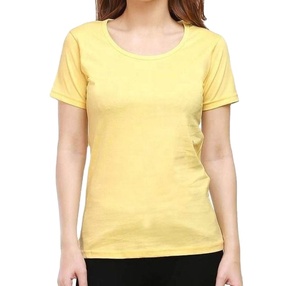 T-shirts pour femmes, vêtements décontractés pour tous les jours, hauts à manches courtes, tissu en coton doux, coupe confortable, parfait pour le style quotidien - Product Image 1
