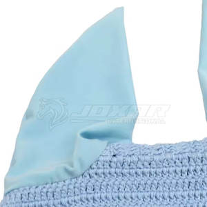 Noise Reducing Horse Riding Ear <b>Bonnet</b> With Comfortable Fit And Durable Crochet Construction - Product Image 5