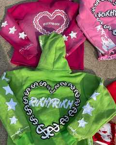 เสื้อฮู้ดบุด้วยความร้อนของ400gsm เฮฟวี่เวทมีฮู้ดสำหรับทุกเพศเทคโนโลยีคอตตอนขนแกะที่มีน้ำหนักเลือกได้ตามต้องการ - Product Image 4