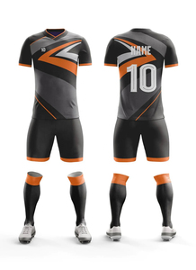 High Quality Customized Logo Soccer Wear Breathable Adult Sports Uniform Set OEM Service Sports Uniform - Product Image 3