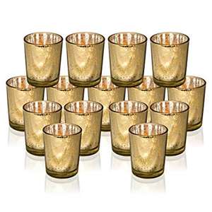 Bougeoirs en verre mercure rose, bougeoirs pour bougies chauffe-plat, bougeoirs votifs - Product Image 3