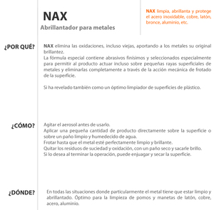 Spray para pulir metales NAX (Faren 983003) - Product Image 2
