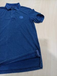 Vente en gros 240 gsm personnalisé unisexe Boxy Fit lavage à l'acide poids lourd T-Shirt hommes 240gsm surdimensionné surdimensionné Vintage Polo Tee shirt - Product Image 2