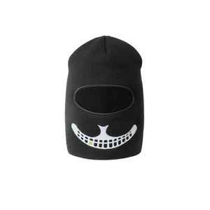 หน้ากากไหมพรมมีฮู้ดสำหรับผู้ชายหน้ากากอะคริลิคกลางแจ้ง100% สีแบบถักสำหรับฤดูหนาว - Product Image 5