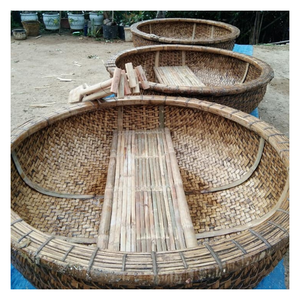 Bote Redondo de Bambú Tradicional Vietnamita de Alta Calidad, Tipo Coracle, para Parques Acuáticos, Resorts y Entretenimiento - Macy - Product Image 2